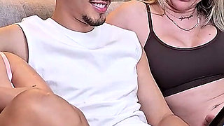 My Stepdaughter's Boyfriend Fucks Me in the Kitchen Without Her Finding Out - Monique Fuentes, Milan Rodriguez & Naty Delgado