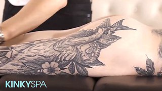 Wild spa - tattooed princess penny archer gets a deep massage and hard nail from donny sins