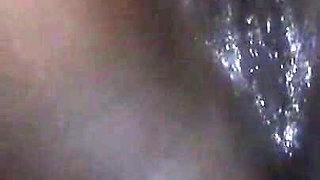 Hot Ebony Beauty Enjoying a Relaxing, Sensual Bath and Strokes Her Pussy