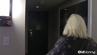 OldNanny - Busty Old Granny Dominates Petite Girl In Hot Lesbian Play