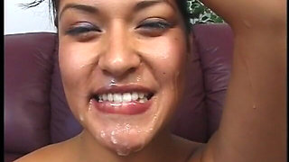 Rough Anal Threesome with Stunning Latina Doll