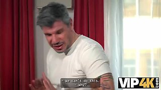 Daddy Cheats With Hot Brunette Latina - Full HD Spanish Sex Movie