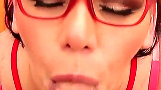 Busty Latina Angelina Castro Is a Horny Nerd. Who Wants Cock!
