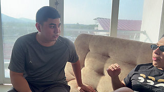 I FUCK THE DAUGHTER OF A BLIND MAN NEXT TO HIM, SEMEN FALLS ON HIM AND HE THOUGHT IT WAS CREAM