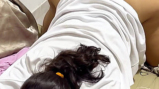 Stepsister, if You Suck Me, Let It Be Quick Before Your Mom Sees Us!