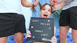 Kitty Doll88 Takes Double Deepthroat Threesome