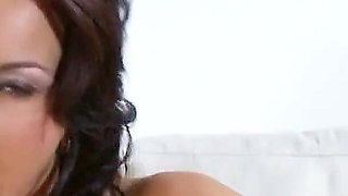 Horny skinny Simone filmed during sexy masturbation