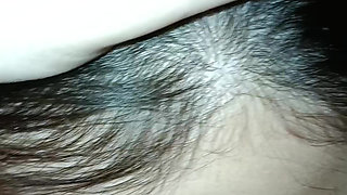 Korean woman sucks cock, cum in mouth and a kiss as a gift