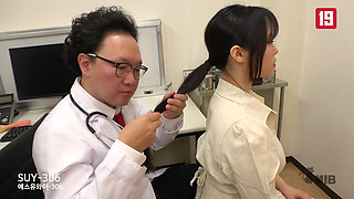 Frigid Patient 100% Cured to Climax by Her Doctor's BIG TOOL