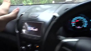 Angel The Dreamgirl Gives The Best Footjob Ever - Cum On Her Pantyhose Feet