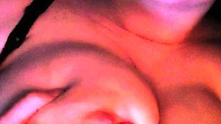 Big boob brunette masturbates on webcam
