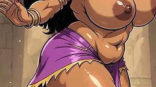 Exotic Topless Women Animations