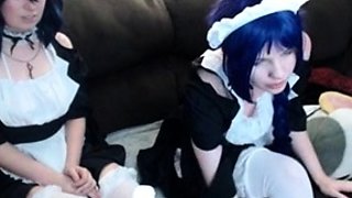 British amateur teen in stockings