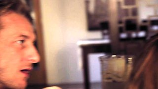 Amateur blonde pierced slut threesome and blowjob