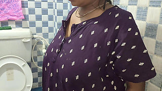 Squirt in bathroom show