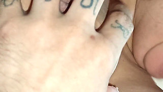 Big Tits Wife Gives a Mind Blowing Blowjob