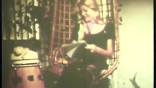 Vintage hairy pussy fucking big cock sucking threesome party