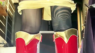 Cute Femboy Stretches Ass to Take Huge Dildo!