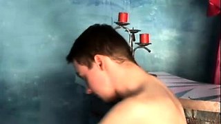 Amazing hot gay group sex scene in a warehouse