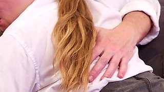 College Girl Gets Fucked and Swallows Cum