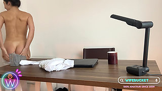 Cheating Wife Roleplay in the Office