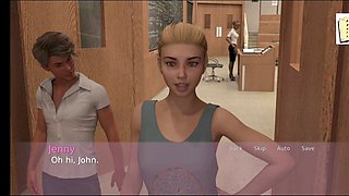 Busty blonde teen with little experience