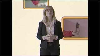 Nina Hartley In Presents Old School: A Complete Guide To Safe Sex After 65