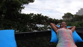 Horny Thai GF enjoys BFs big cock fully