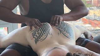 Alannah Amateur Brunette Massages her pussy with a vibrator