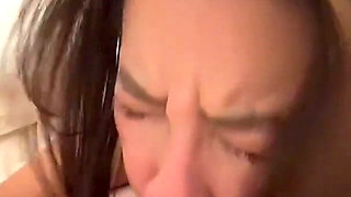 Asian Pussy Lulu Wild Used and Creampied Doggystyle After Deepthroat Gagging