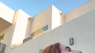 Yiny Leon Enjoys Pool Fuck And Ends With Cum In Mouth