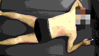 The Crazy Professor - a Sucking Doll Under His Bed Sucks His Cock Till the Cum Drips Over Her Lips