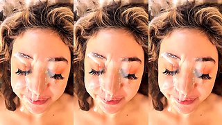 Webcam records amateur teens blowjob