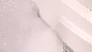 Spies on a Horny Teen Taking a Bath
