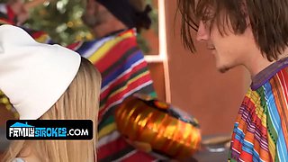 If he's not witnessing his girlfriend today, his hot sister-in-law has to rail his dick