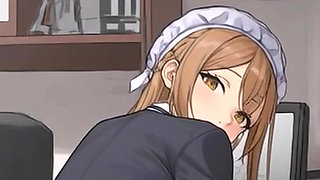 Waifu Amateur Teen POV - Office Swimwear Tease & Close-Up Boss Blowjob (1m Preview)