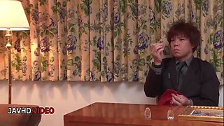 Wild Japanese Passion Hot Miu Suzuhas Amazing Cock Sucking Experience at Home