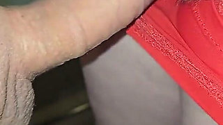 Pervert Cums on My Hairy Pussy Big Dick Head