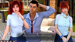 Sex noises, summertime saga, bikini