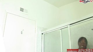 Chubby Black Girl Fucked Wild In The Bathroom By The Bbc