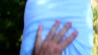 Young Mexican Amateur Humiliated Outdoors