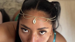 Indian Girl Gives Me a Delicious Blowjob