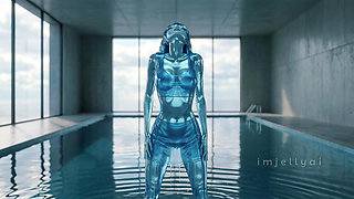 Aqua Jelly Drips Faster - ASMR Pool Fantasy