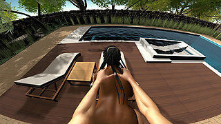 Fvr - 18 - Funtime at the Poolside - with Dahlia