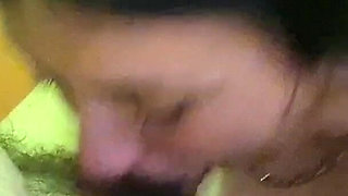 BBW Deepthroating Dick- Amateur Couple