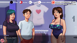 My STEPMOTHER's tits make me hard when I see her naked - 1 - Jazziuu