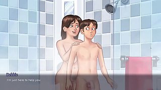 Hot Step Sister Fucks Anon in Summertime Saga Part 5 - 3D Cartoon Sex