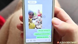 Skinny Petite Filipina Takes Rough POV Fuck & Creampie in Doggy Style