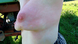 Naked Tits Banging Between the