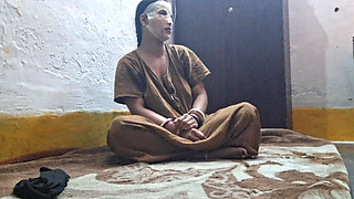 Stepmom Riding on His Stepson Big Black Cock